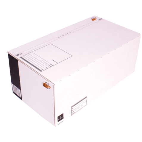 Boîte poste 6 CleverPack 485x260x185mm blanc 25 pièces