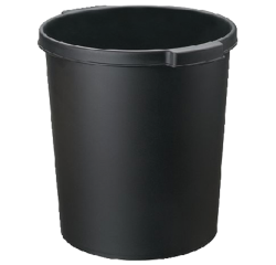Papierbak Djois Re-Solution 15liter met griprand zwart
