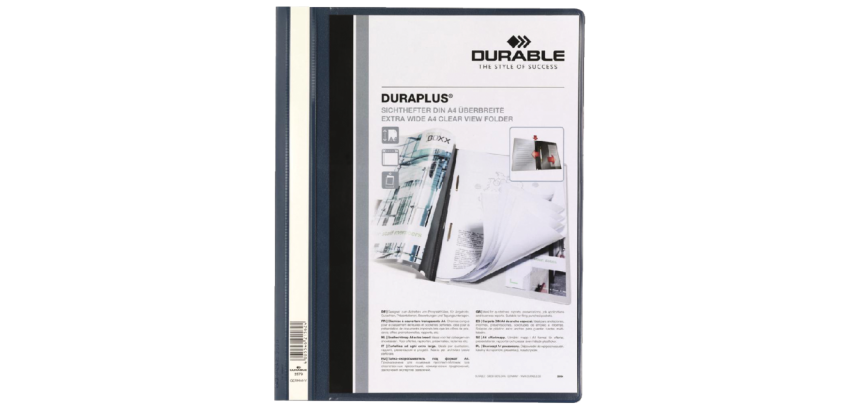 <span>Durable Duraplus A4 Dark Blue Tabbed Folder</span>