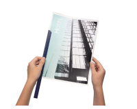 Klemrug Durable A4 6mm 60 vellen donkerblauw