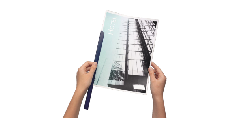 Baguette à relier Durable A4 6mm 60 feuilles bleu foncé