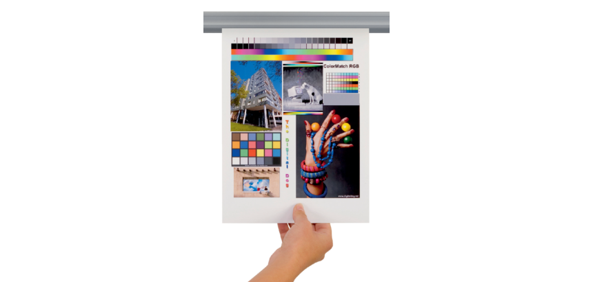 Djois Jalema Grip Wall Rail 340mm with Magnetic Fastening Gray