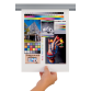 Rail mural Djois Jalema Grip 340mm avec fixation magnétique gris