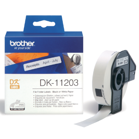 Etiquette Brother DK-11203 17x87mm archive 300 pièces