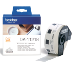 Etiquette Brother DK-11218 ronde 24mm 1 rouleau 1000 pièces blanc