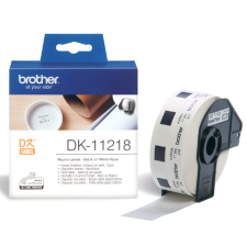 Etiket Brother DK-11218 24mm rond 1000 stuks