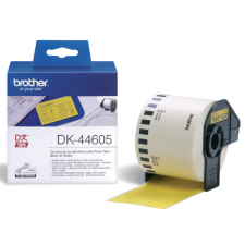 Etiquette Brother DK-44605 62mmx30m papier thermique jaune