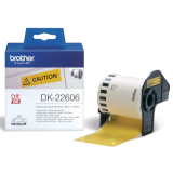 Etiquette Brother DK-22606 continu 62mm 1 rouleau 15m jaune