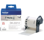 Etiquette Brother DK-22212 continu 62mm 1 rouleau 15m blanc