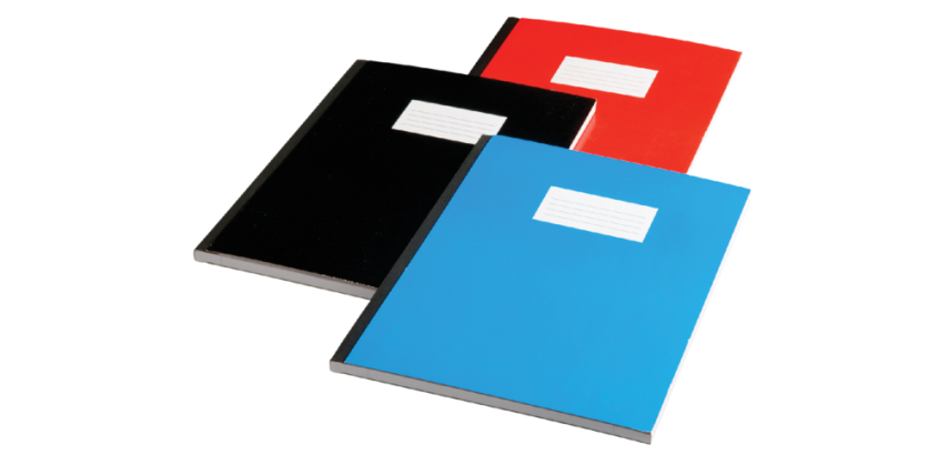 Cahier Qbasic couverture rigide A4 160 pages ligné assorti