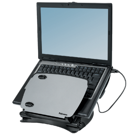 Support PC portable station travail professional métal +USB