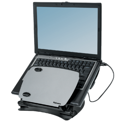 Support PC portable station travail professional métal +USB