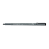 Fineliner Staedtler Pigment 308 zwart 0.05mm