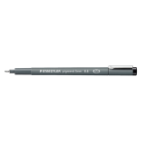 Fineliner Staedtler Pigment 308 zwart 0.6mm