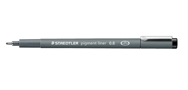 Staedtler Pigment Fineliner 308 0.8mm black