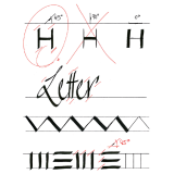 Feutre-Calligraphe edding 1255 5,0mm noir