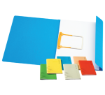 Chemise Clip Secolor Folio carton 100% recyclé 250g bleu