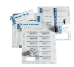 Durable Name Badge 1460 card 61x122/210mm 20 pieces