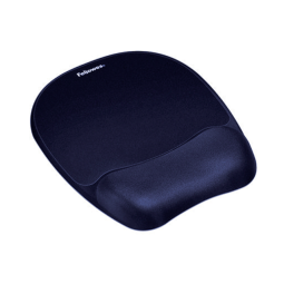 Tapis souris avec repose-poignet Fellowes mousse saphir