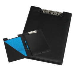 Porte-bloc à rabat Rillstab 98850 similicuir de luxe noir