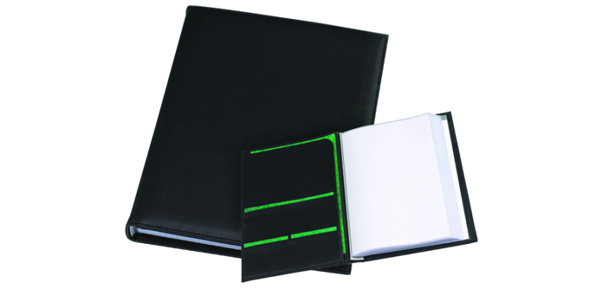 Presentation Album Rillstab Ambassador A4 3 Rings 30 Pockets Black
