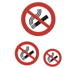 Etiquette HERMA 5736 fumer interdit 3 pièces