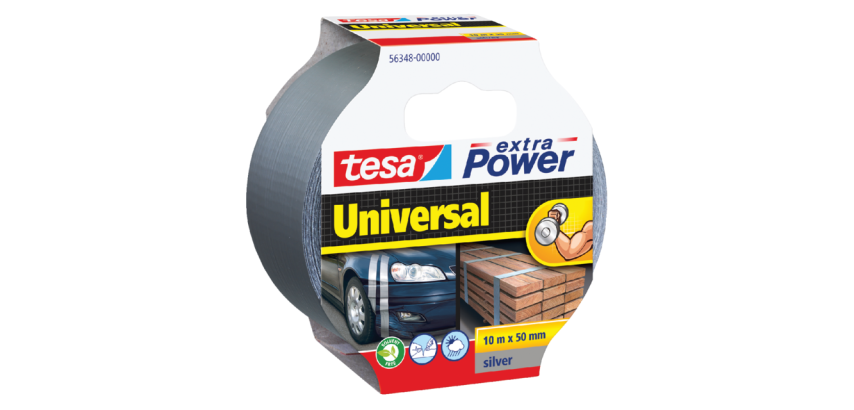 tesa® Extra Power Universal Gewebeband 10mx50mm grau
