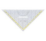 Equerre géométrique Aristo 1648/2 325mm grip transparent