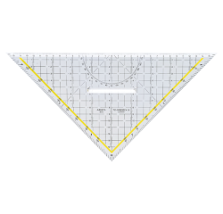 Equerre géométrique Aristo 1648/2 325mm grip transparent