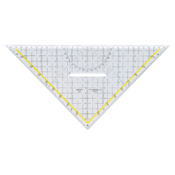 Equerre géométrique Aristo 1648/2 325mm grip transparent