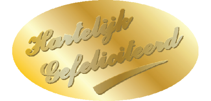 Etikett Haza herzlichen Glückwunsch oder 1000 Stück