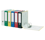 Classeur à levier Qbasic A4 80mm carton bleu