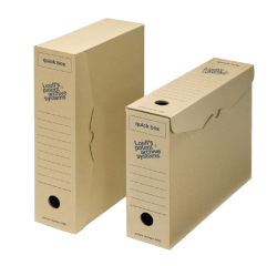 Loeff's achiefdoos Quick box 335x240x80 mm               Pak van 50 stuks