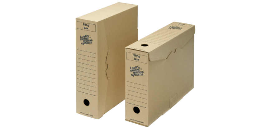 Loeff's boîtes à archives Box Filing 345x250x80 mm, emballage de 50 pièces