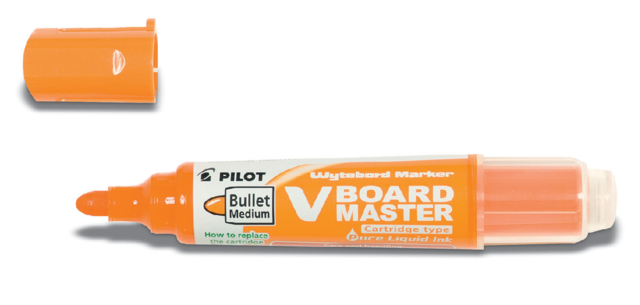 Marqueur tableau blanc Pilot Begreen ogive Medium orange