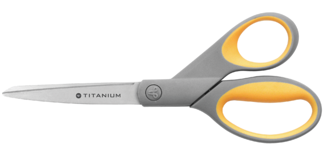 Kantoorschaar Westcott 210mm met softgrip titanium