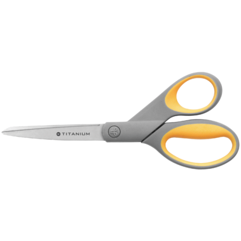 Kantoorschaar Westcott 210mm met softgrip titanium