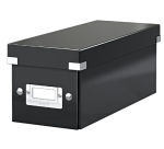 CD-opbergdoos Leitz Click & Store WOW  gerecycled karton 143x136x352mm zwart