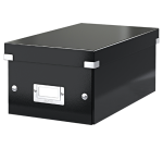 Boîte DVD Leitz Click & Store WOW carton recyclé 206x147x352mm noir