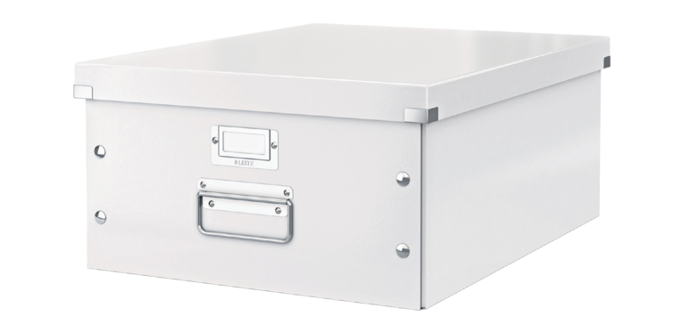 Opbergdoos Leitz Click & Store WOW groot 350x188x450mm wit