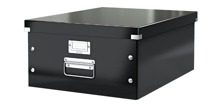 Boîte de rangement Leitz Click & Store WOW 369x200x482mm noir