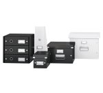 Boîte DVD Leitz Click & Store WOW carton recyclé 206x147x352mm noir