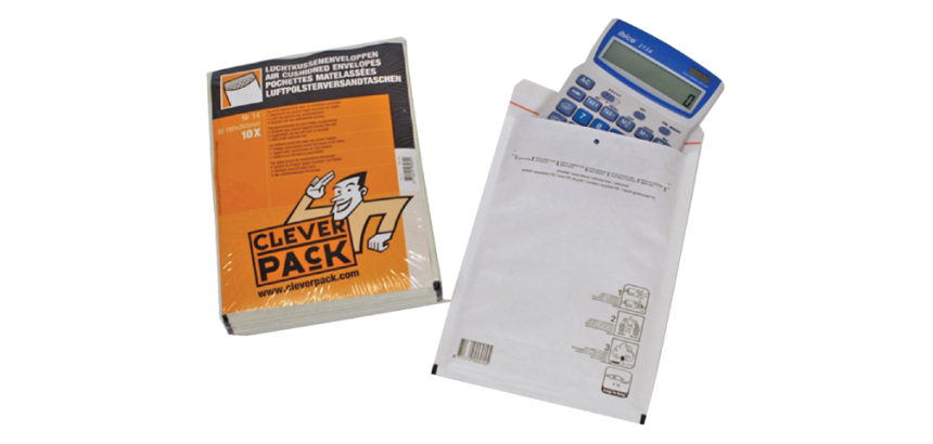 Envelop CleverPack luchtkussen nr13 170x225mm wit pak à 10 stuks
