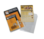 Envelop CleverPack akte A4 220x300mm zelfklevend transparant 50 stuks