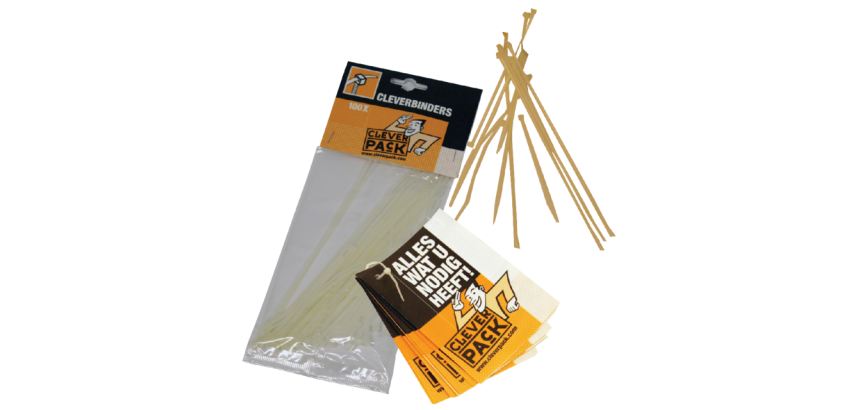 CleverPack Cable Ties 10/20cm White 100 Pieces