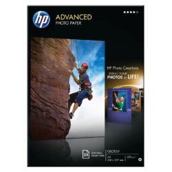 Inkjetpapier HP Q5456A A4 advanced 250gr 25 vel