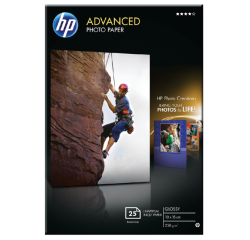 Papier jet d’encre HP Q8691A 10x15cm 250g photo glacé 25 feuilles