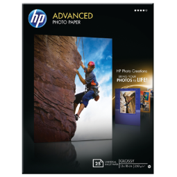 Inkjetpapier HP Q8696A 13x18cm photo glossy 250gr 25 vel