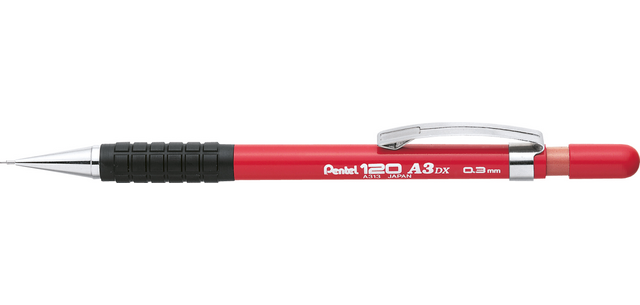 Portemine Pentel A313 HB 0,3mm rouge