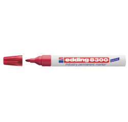 Marqueur edding 8300 Industrie ogive 1,5-3mm rouge